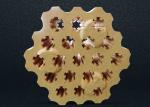 Lattice Yellow Fire Clay Bricks / Heat Storage Checker Fire Proof Bricks