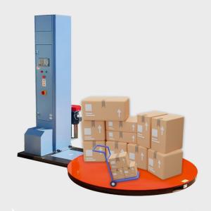 China PLC Control Pallet Wrapping System 500kg Overall Weight Customizable Design factory
