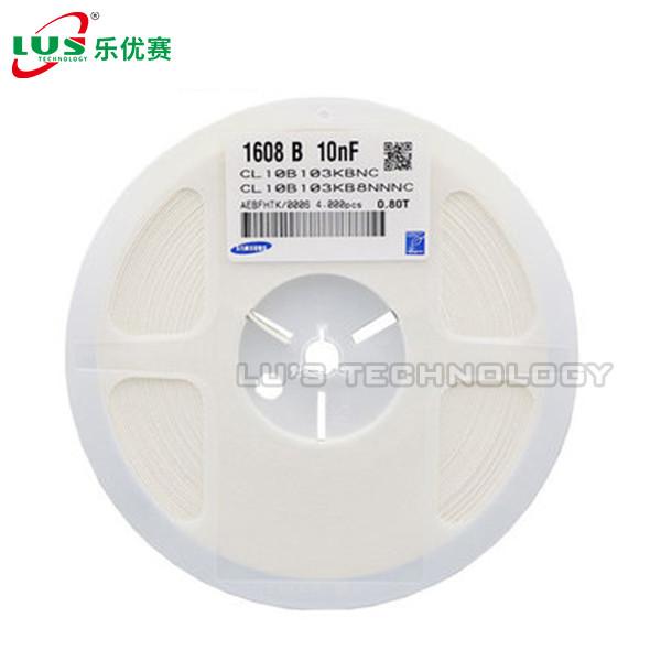 10nF Smd Ceramic Capacitor 100V 0603 X7r Capacitor CL10B103KC8NNNC CL10B103KB8SF