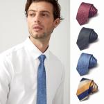 Average Size Tie Custom Striped Fashion Classic 100% Polyester Woven Men's