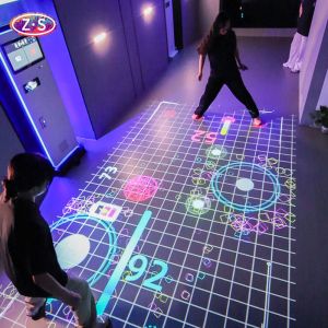 China Multi Scenario Mobile Interactive Floor Projection Game Various Applications factory