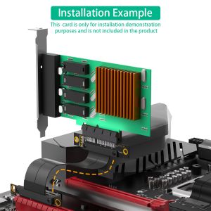 Flexible Data Transfer Solution PCI Express 4X Extension Cable