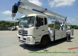 China King Run 22m Truck Mounted Bucket Lift Aerial Work Platform LHD / RHD EURO 3 factory