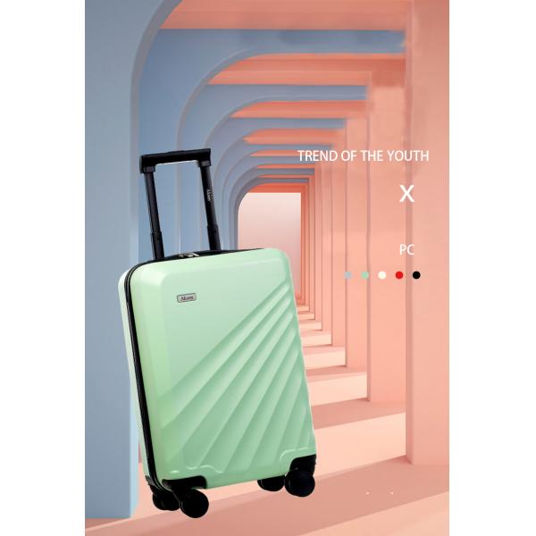 360° Rotating Wheels Fingerprint Spinner for Men Women Main Material PC PC Top-Notch Carry-On Luggage Suitcase Light Weight