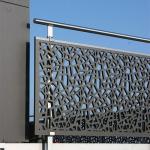Laser cut stainless steel Polished/ Satin Brushmetal screen for interior