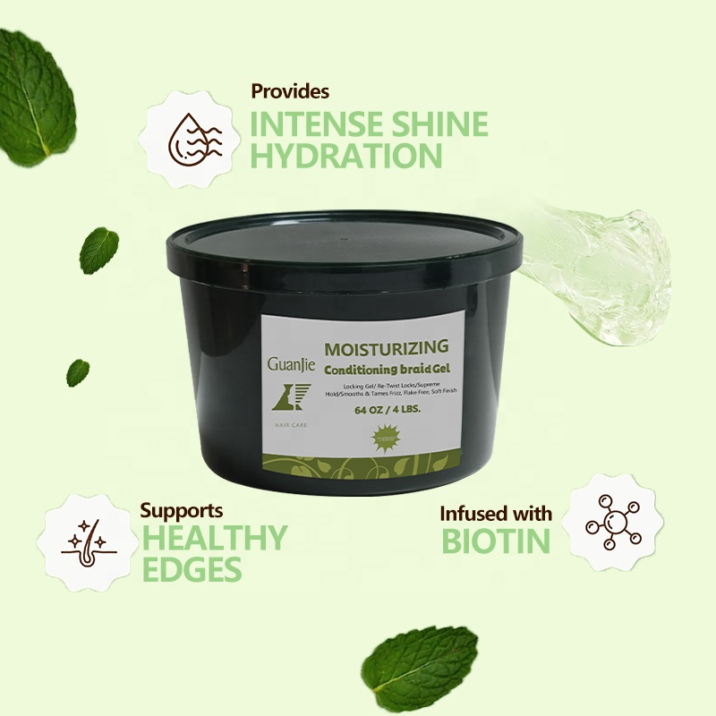 Acceptable Customization Extra Hold Loc Gel for Neat Braids and Shining Hair Styling
