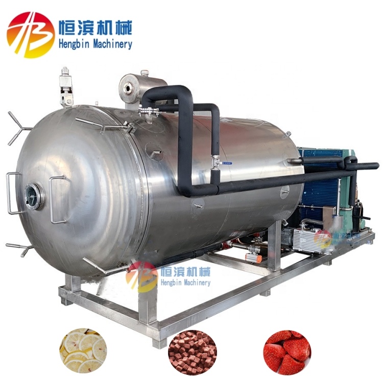 Cold Trap Temperature -50 C -80 C Freeze Dry Candy Machine for Manufacturing Plant
