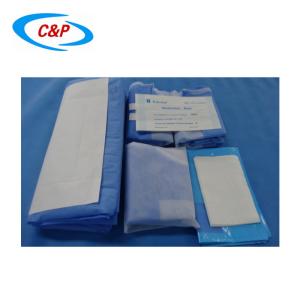 China Casarean Medical Drape Kit with Umbilical Cord Clamp And Bulb Syringe For Medical Consumables factory