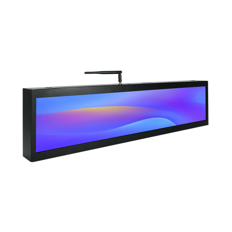 24 Inch Supermarket Ultra Wide Strip Advertising Digital Signage Monitor Type Stretched Bar LED Display Screen