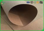 Water Resistant / Waterproof Brown Kraft Paper Roll 200gsm 250gsm For Packaging