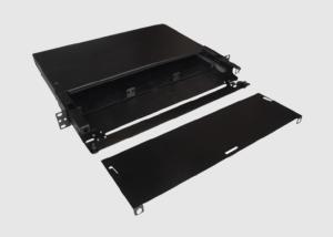 China Slide Out 1U 3 Adapter Fiber Patch And Splice Panel factory