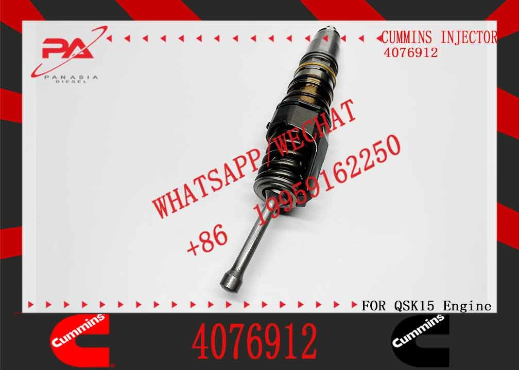 Fuel Injector Assembly 4076912 For Cummins Engine QSKX15 Series Matching Diesel