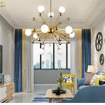 Metals Art Electrophoretic G4 Glass Pendant Light AC85 - 265V