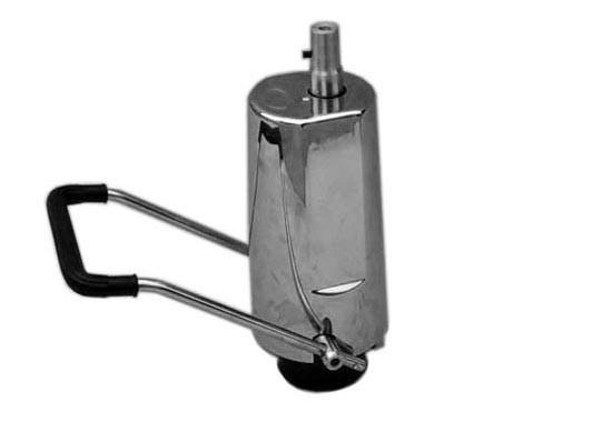 12cm Stroke Styling Chair Parts , Salon Chair Hydraulic Pump Chrome Steel