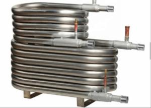 China 10m3/h Coaxial Heat Exchanger For Food / Beverage Factory factory