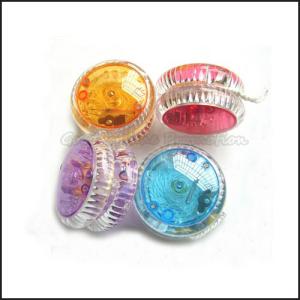 China hot sale Abs Promotion printed logo led flash yoyo ball toy gift factory