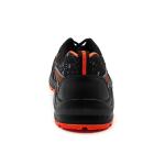 Black Breathable Flyknit Sneakers Slip Resistant Mens Athletic Steel Toe Shoes