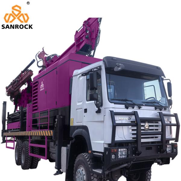 Truck Mounted Reverse Circulation Drilling Machine High Drilling Efficiency Exploration RC Drilling Rig
