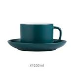Colorful thick body new cappuccino cup and saucers ceramic coffee cup saucer