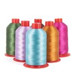 V-92 16oz. 6000Y White UV Bonded Polyester Thread for Filament Yarn Type and