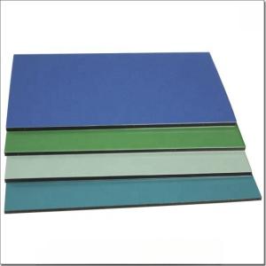China Scratch-resistant Aluminum Composite Panel in Silver/Goden/Black/Tea Color factory