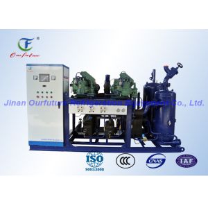 China Blast Freezer Air Cooled Screw Chiller , Danfoss Condensing Unit on sale