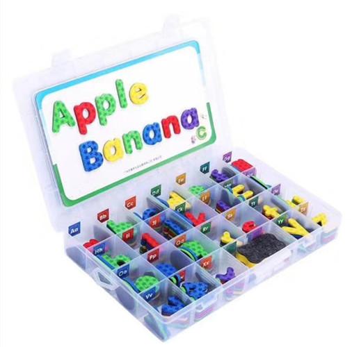 Colorful Foam EVA Portable Magnetic Alphabets And Numbers , Childrens Magnetic
