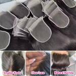 Hd Lace Frontal 4X4 Lace Front Human Hair Pre-plucked Natural Hairline, Hd Lace
