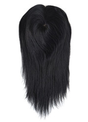 12-30 Inches Human Hair Wig with Middle Parting Space and Minimal Shedding