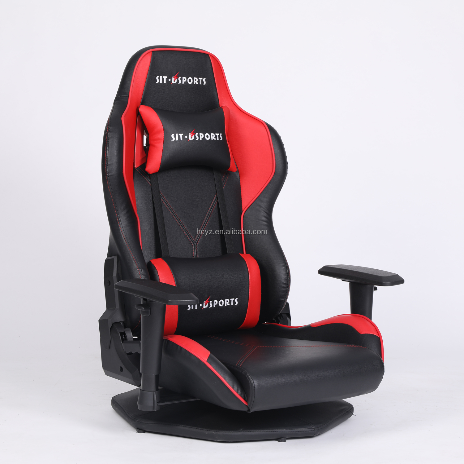 NO Foot Fixed Chassis Rotating Esports Chair HCYZ PVC Leather Computer Racing Gaming Chair