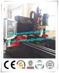 Boiler Industry CNC Drilling Machine , Metal Sheet Drilling Machine For 50mm