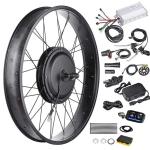 26*4.0 1500W /2000W/3000W/5000W big power Fat tire electric Mountain bike kit