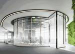 Meeting Room AC48V Curved Blackout Lcd Switchable Smart Glass