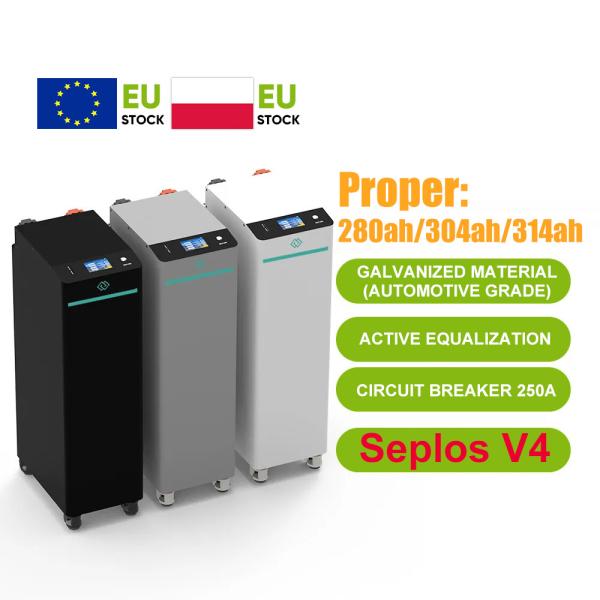 European Popular Home Energy Storage Battery Kit Seplos 16S 200A BMS with 10A