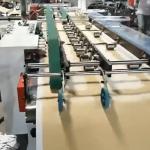 Plastic Woven Bags Cold Cut With Hot Melt Sealing Machine For Bags