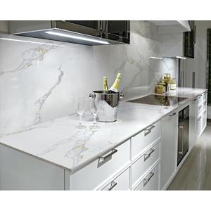China 30mm 20mm Artificial Quartz Stone Slab White Quartz Kitchen Countertops factory
