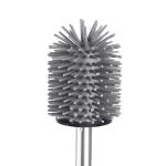 Stainless Steel Anti Finger Print Toilet Brush For Household TPR Bathroom