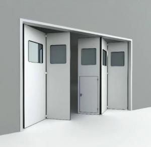 China Manual / Automatic Sliding Folding Doors 57mm Door Panel Thickness factory