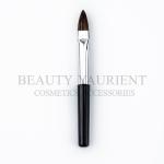 Soft Bristles Disposable Lip Makeup Brush Travel Lip Brush Black Plastic Handle