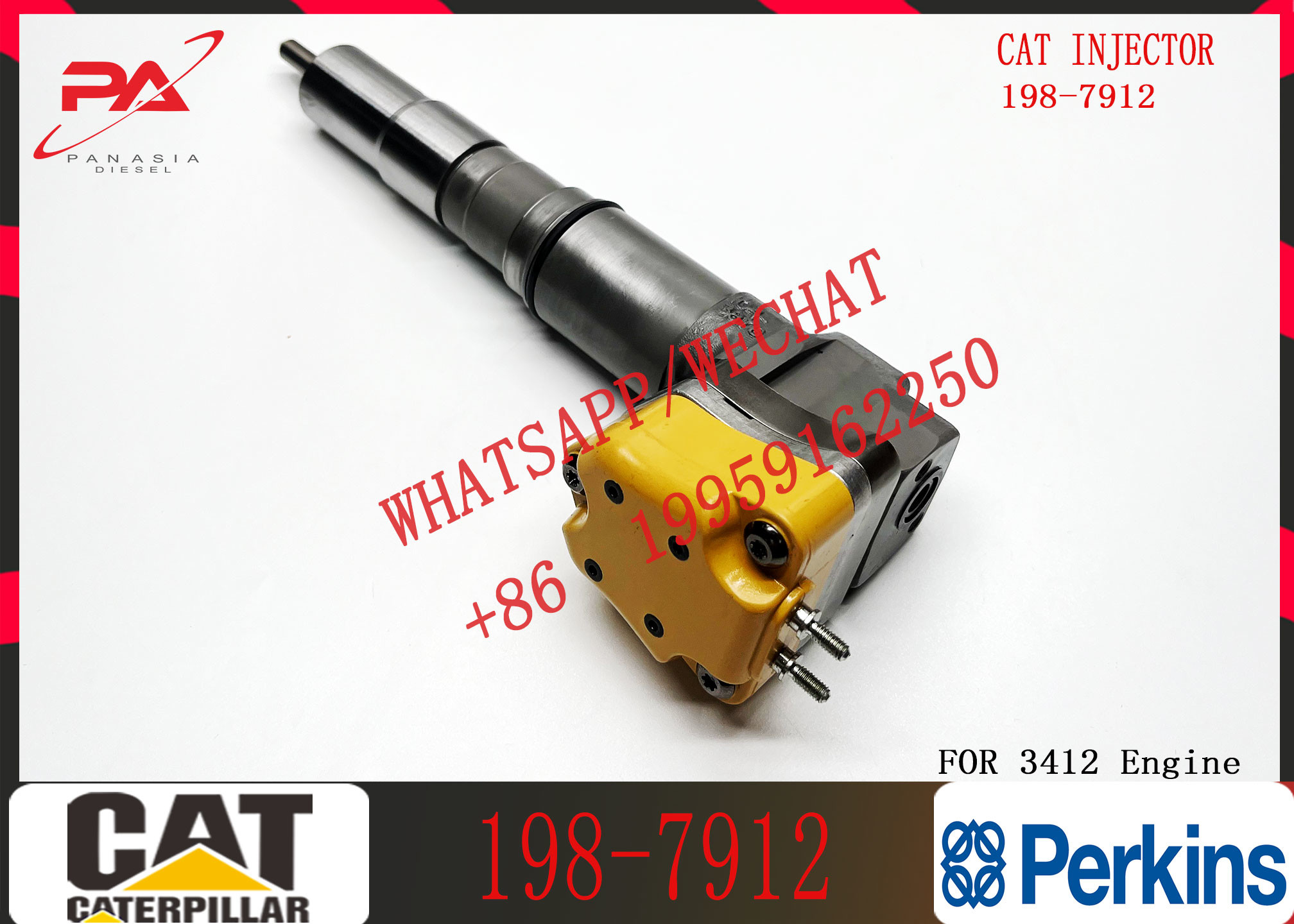 Diesel Injector 198-7912 174-7526 179-6020 20R-4148 232-1171 232-1183 4CR01974 169-7408 222-5967 232-1170