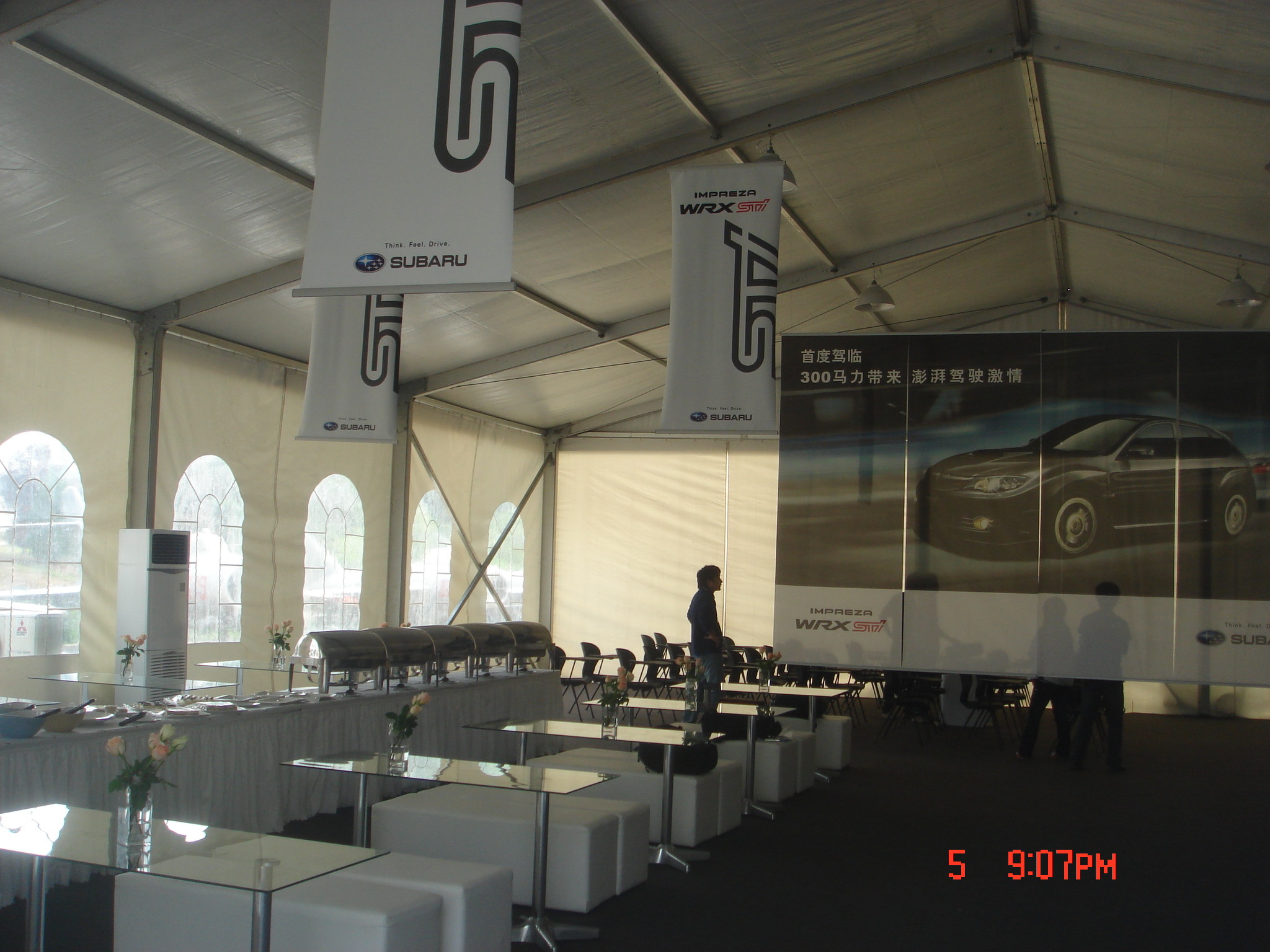 Small Reception Durable Structure Marquee Tents 10mx12m 3m / 5m Bay Distance