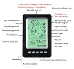 WIFI Solar Energy Display Temperature And Humidity Weather Station For Outdoor
