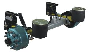 China 9T Drum Axles Tandem Series Europe Type Air Suspension Kit IATF Listed factory