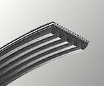 China Heat Resistant Poly V Belts , Rubber Ribbed V Belts Type Ph/Pj/Pk/Pl/Pm factory