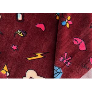 Eco Friendly Stretchy 144F Printed Super Soft Minky Plush Fabric