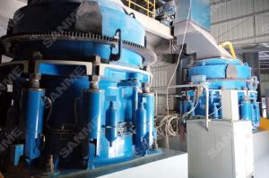 China Fully Hydraulic Cone Crusher Machine 30-1566t/H SMS Series High Capacity Easy Operation factory