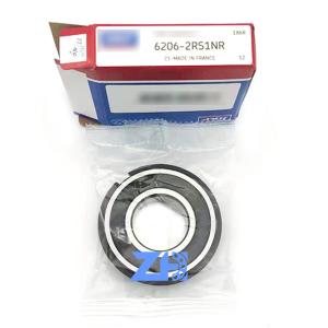 China Long service time Deep Groove Ball Bearing 6206-2RS1NR 6206 6206-2RS CHROME STEEL 30*62*16mm factory
