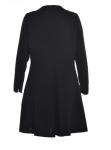 Fashion Style V Neck Long Sleeve Women's Blazer Dresses With Buttons In Front