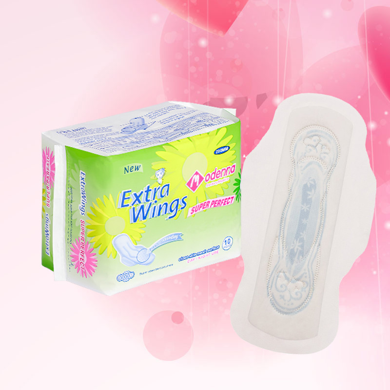 Lady Cotton Sanitary Napkin Pad Manufacturer Wholesale Price OEM Brand Name Women Napkin Pad