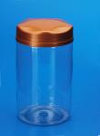 Large Capacity Recycled Plastic Jars Food Grade Material Round Shape 49G